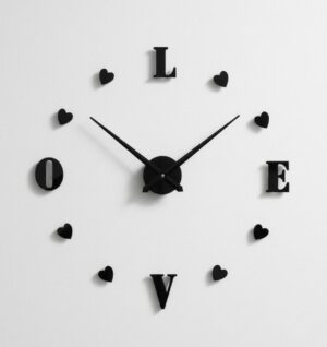 Large 3D Frameless Acrylic Wall Clock 04