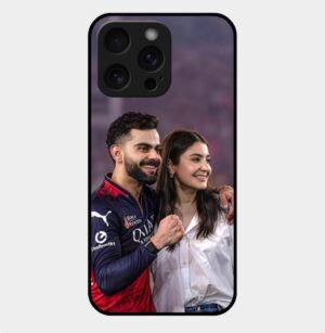 Virat Kohli Theme Glossy Metal TPU Back Cover 12