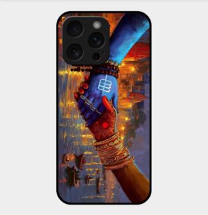Divine Theme glossy metal TPU Back cover 05