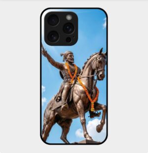 Chhatrapati Shivaji Theme Glossy Metal TPU Back Cover 03