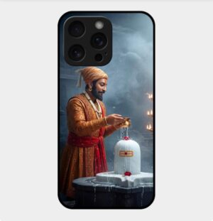 Chhatrapati Shivaji Theme Glossy Metal TPU Back Cover 08