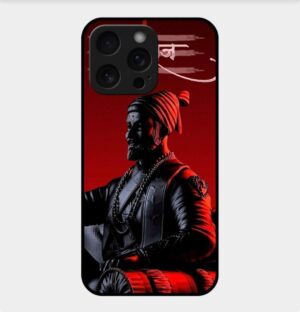 Chhatrapati Shivaji Theme Glossy Metal TPU Back Cover 06
