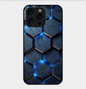 3D Theme Glossy Metal TPU Back Cover 13