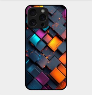 3D Theme Glossy Metal TPU Back Cover 06