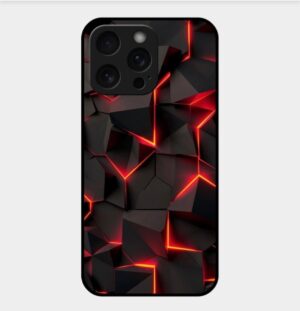3D Theme Glossy Metal TPU Back Cover 04