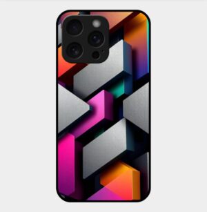 3D Theme Glossy Metal TPU Back Cover 10
