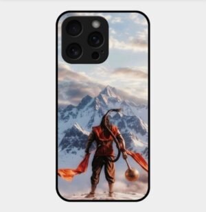 Hanuman ji Theme Glossy Metal TPU Back Cover 11