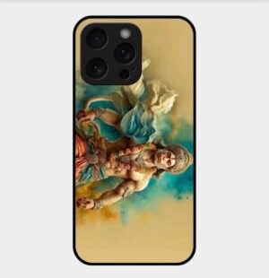 Hanuman ji Theme Glossy Metal TPU Back Cover 13