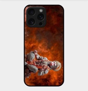 Hanuman ji Theme Glossy Metal TPU Back Cover 10