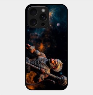 Hanuman ji Theme Glossy Metal TPU Back Cover 12