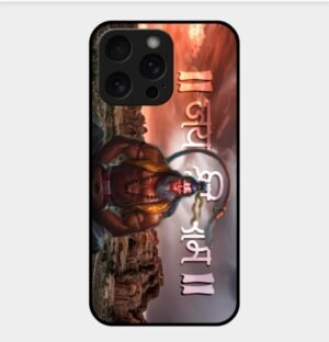 Hanuman ji Theme Glossy Metal TPU Back Cover 03
